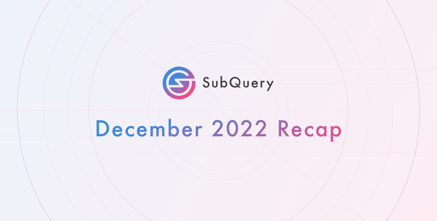 December 2022 Monthly Recap