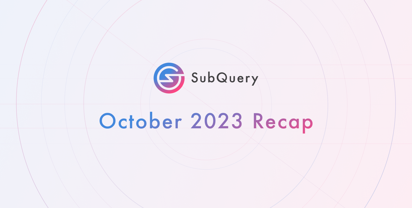 October 2023 Monthly Recap