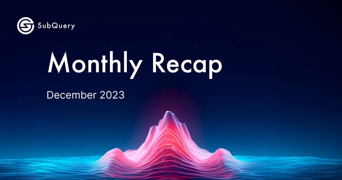 December 2023 Monthly Recap