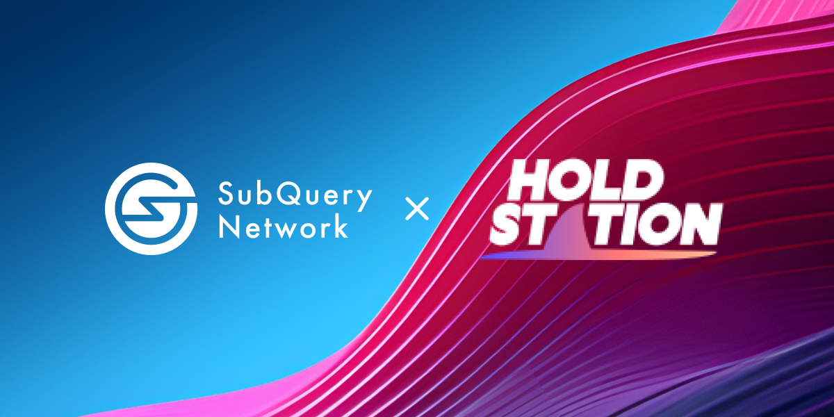 SubQuery provides Holdstation with Effortless and Lightning-Fast data indexing