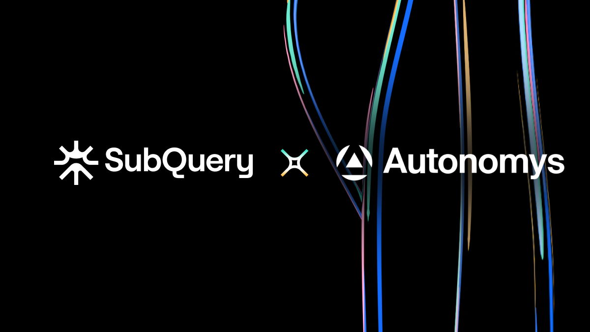 SubQuery teams up with Autonomys Network to advance decentralised AI and data ecosystems