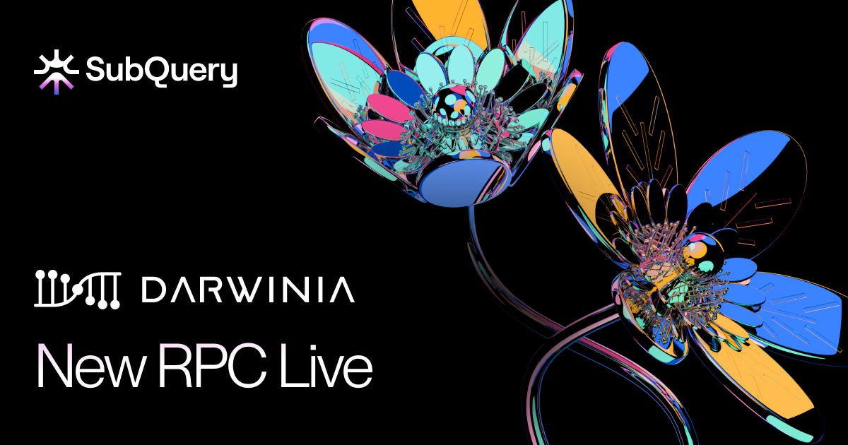 Free & Decentralised Darwinia RPC Endpoint Now Live on the SubQuery Network!