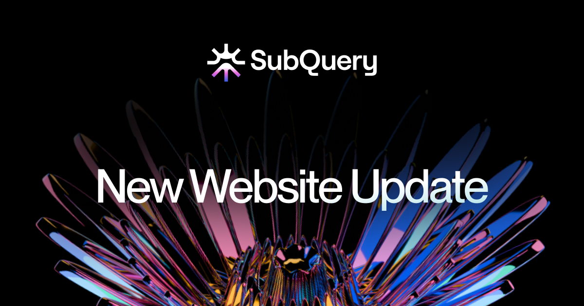 SubQuery Unveils New Website: A Blooming Transformation