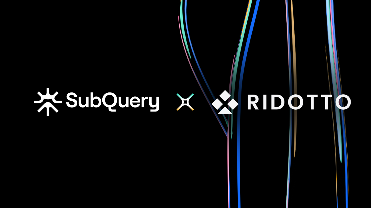 SubQuery Supports Ridotto's Data Retrieval for Better Gameplay