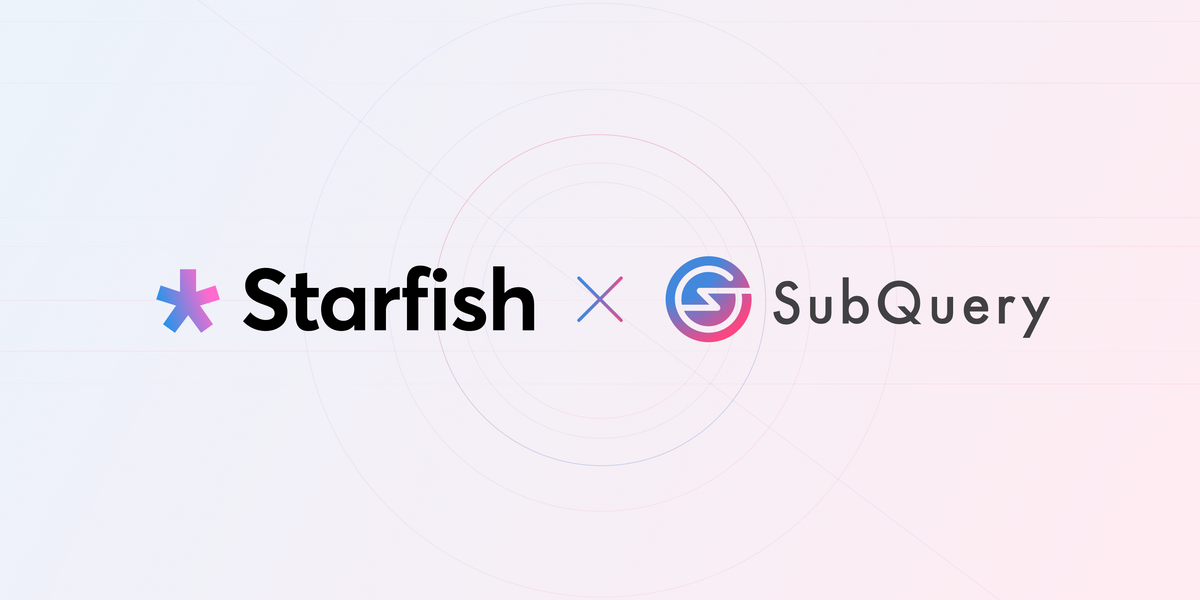 SubQuery Powers Starfish Finance with our Fast Data Indexing Tools