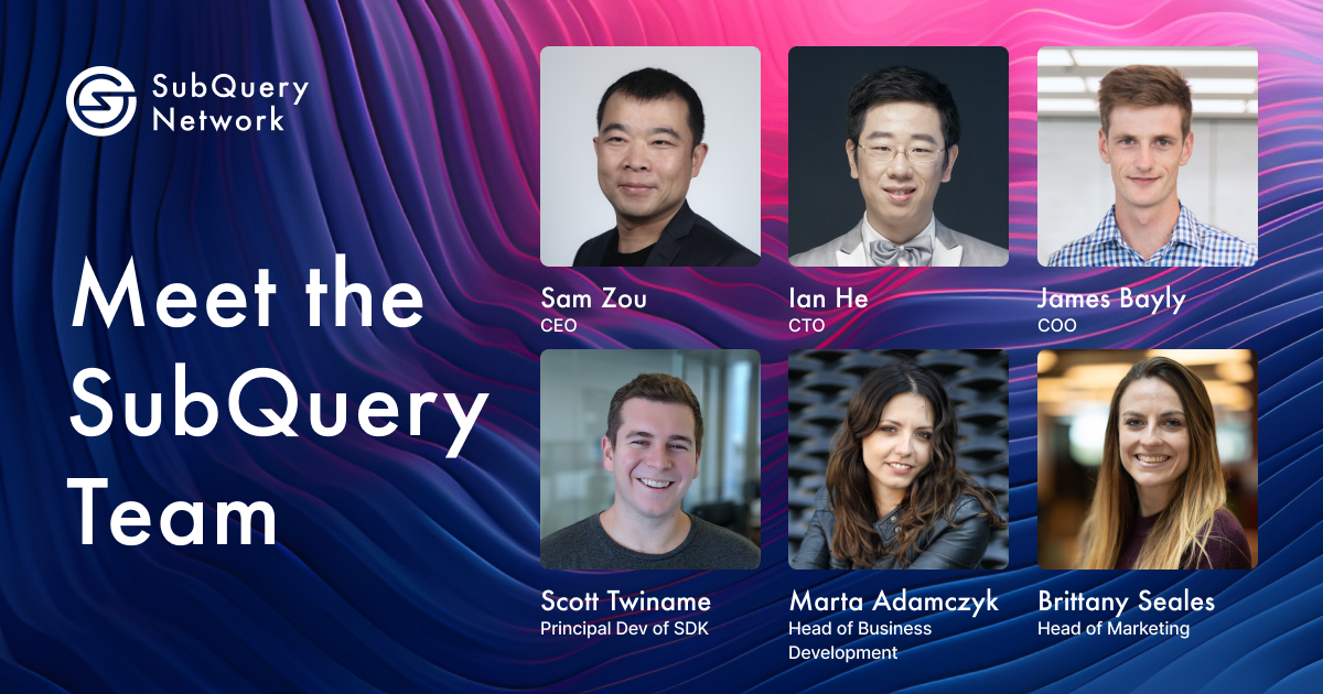 Leading the Way in Web3: Meet the SubQuery Team