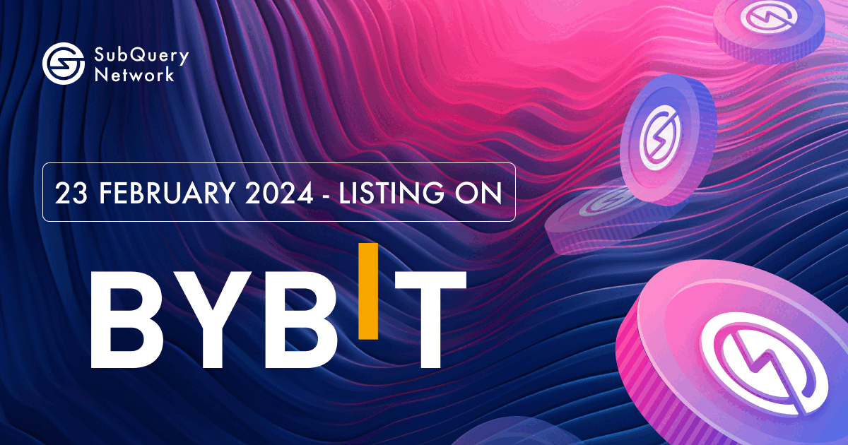 SubQuery Token to Launch on Bybit Exchange