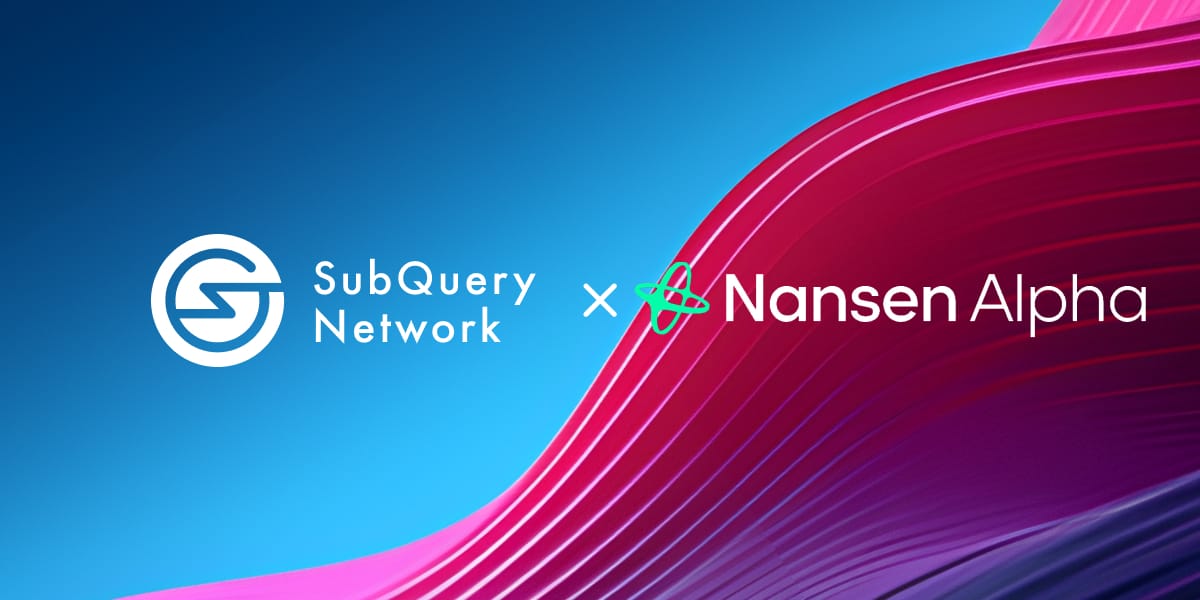 SubQuery Announces $300K in SQT Allocation to Participating Members of Nansen Alpha Community