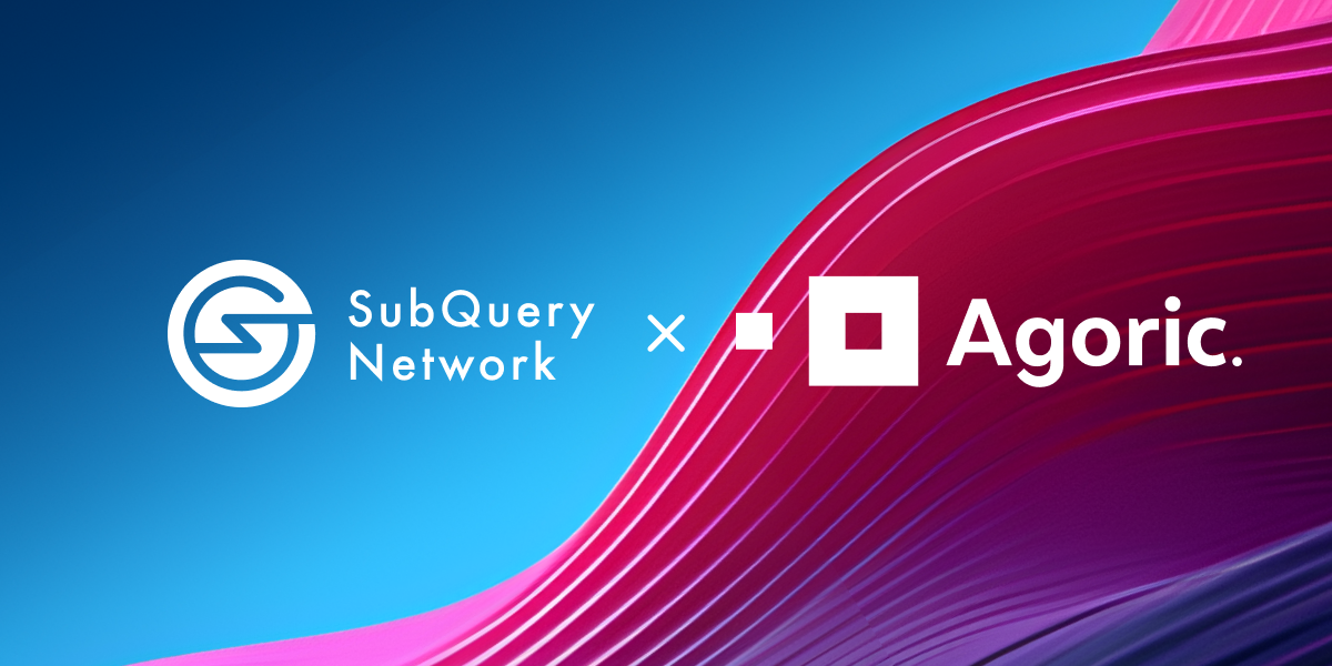 SubQuery Enhances Blockchain Data Access for Smart Contract Developers Building on Agoric